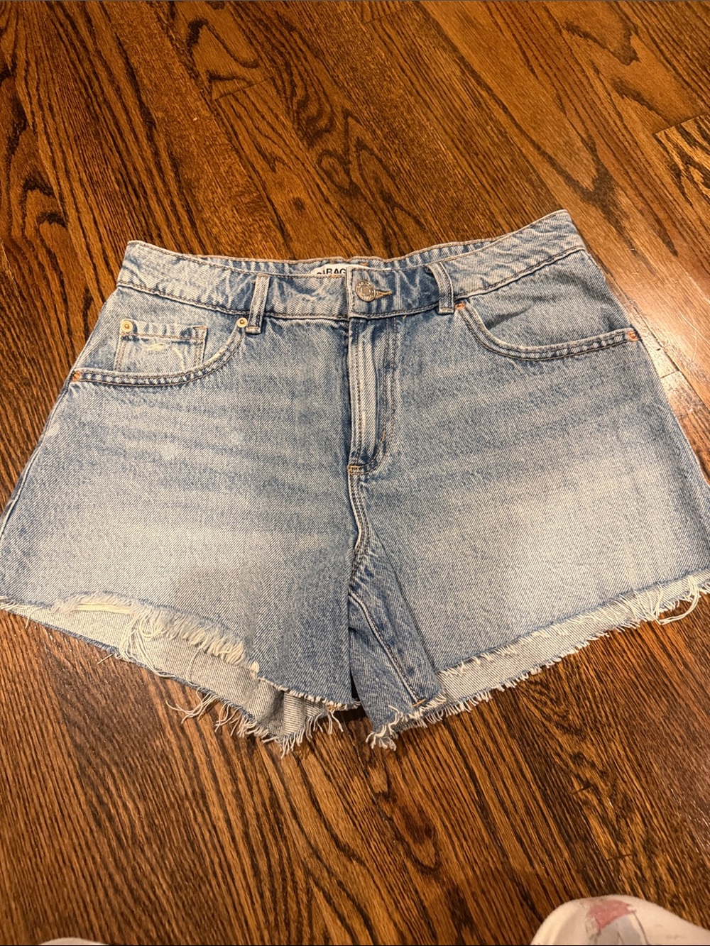 Garage relaxed a line denim shorts